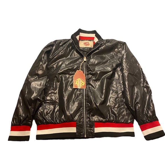 Red Tag Brand Mens Black Windbreaker Zip Up, 2x, NWT, $95 - Picture 5 of 13